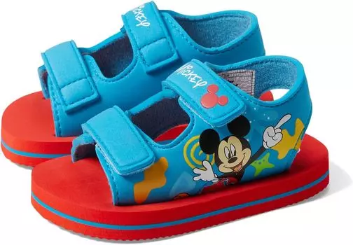 Сандалии на плоской подошве Mickey Hook-and-Loop Sandal Josmo, цвет Blue/Red