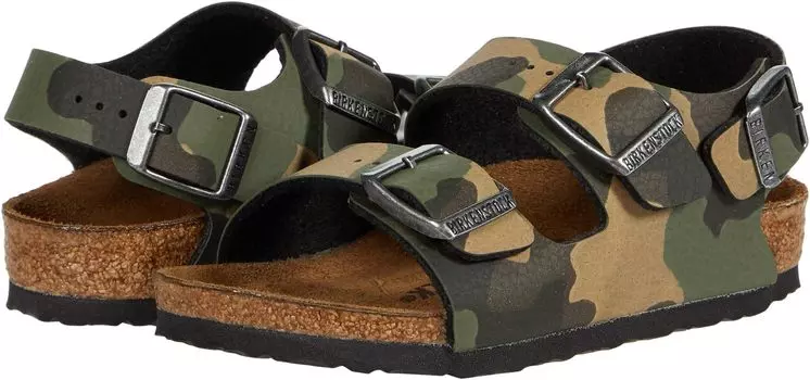 Сандалии на плоской подошве Milano Birkenstock, цвет Camo Khaki