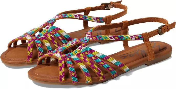 Сандалии на плоской подошве Misha-Bead ZODIAC, цвет Rainbow Multi