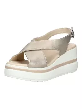 Сандалии на плоской подошве Nero Giardini, бежевый