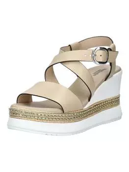 Сандалии на плоской подошве Nero Giardini, бежевый