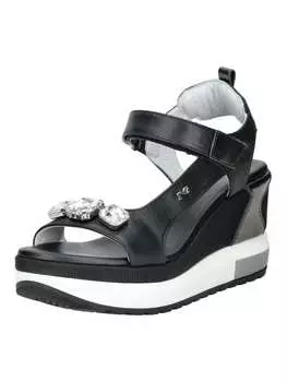 Сандалии на плоской подошве Nero Giardini, черный