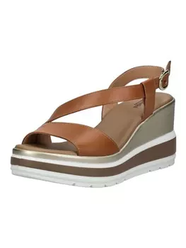 Сандалии на плоской подошве Nero Giardini, коричневый