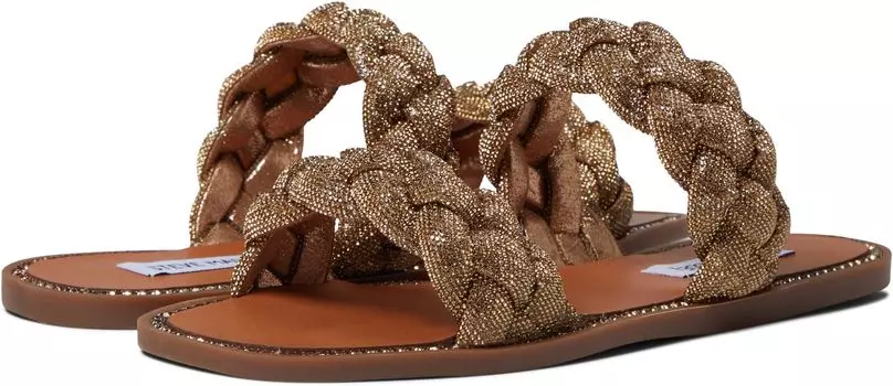Сандалии на плоской подошве Newbie Sandal Steve Madden, бронза