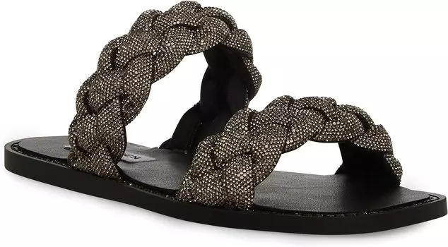 Сандалии на плоской подошве Newbie Sandal Steve Madden, черный