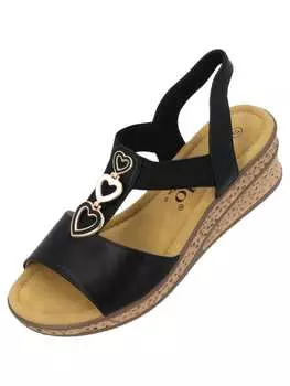 Сандалии на плоской подошве palado, черный