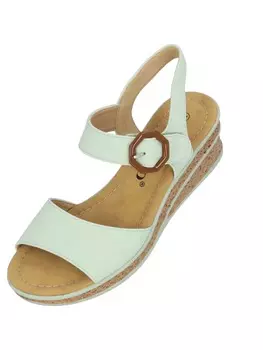 Сандалии на плоской подошве palado, цвет hellgrn
