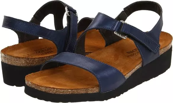 Сандалии на плоской подошве Pamela Naot, цвет Polar Sea Leather