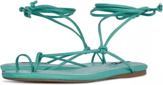 Сандалии на плоской подошве Pansie 3 Nine West, синий