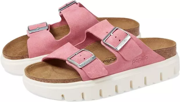 Сандалии на плоской подошве Papillio by Birkenstock Arizona Chunky Platform Sandal Birkenstock, цвет Candy Pink