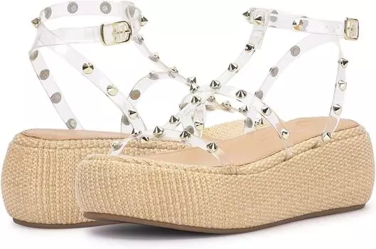 Сандалии на плоской подошве Pascha Jessica Simpson, прозрачный