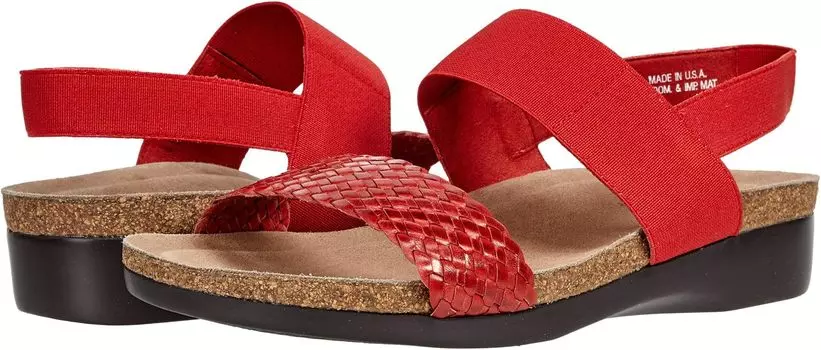 Сандалии на плоской подошве Pisces Munro, цвет Red Woven