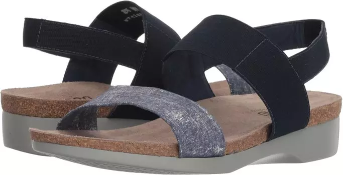 Сандалии на плоской подошве Pisces Munro, цвет Blue/Silver Metallic