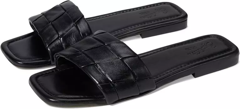 Сандалии на плоской подошве Portland Seychelles, черная кожа