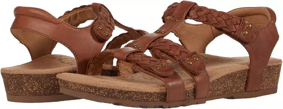 Сандалии на плоской подошве Reese Aetrex, цвет Cognac