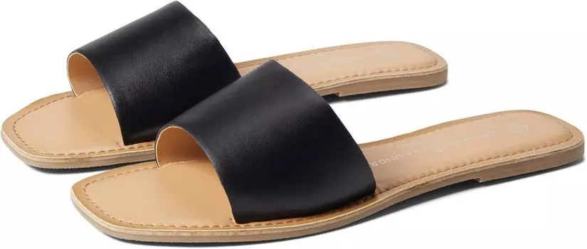 Сандалии на плоской подошве Regina Chinese Laundry, черная кожа