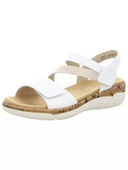 Сандалии на плоской подошве remonte, белый