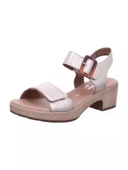 Сандалии на плоской подошве remonte, бежевый