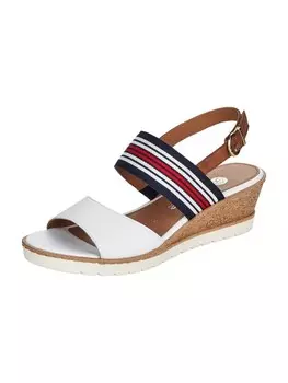 Сандалии на плоской подошве remonte Keilsandaletten, белый