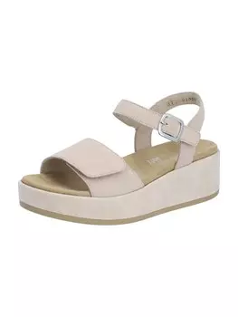 Сандалии на плоской подошве remonte Keilsandaletten, бежевый