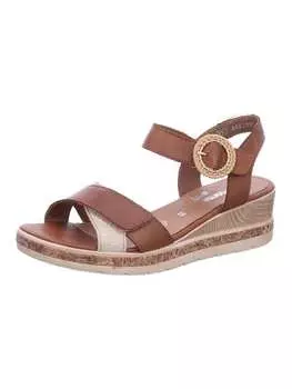 Сандалии на плоской подошве remonte, коричневый