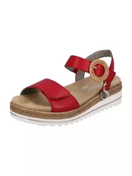 Сандалии на плоской подошве remonte Plateau Sandaletten, красный