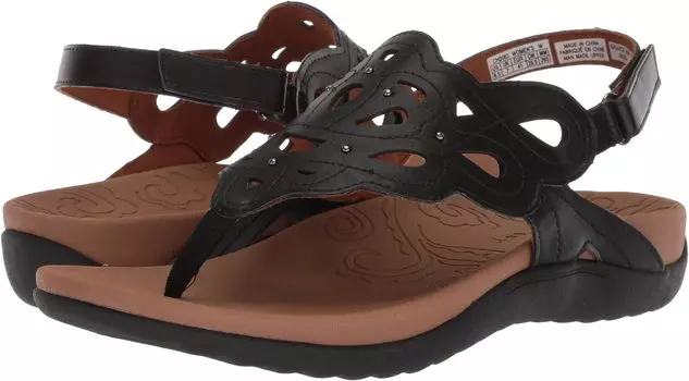 Сандалии на плоской подошве Ridge Sling Rockport, черный