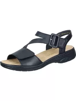 Сандалии на плоской подошве rieker, черный