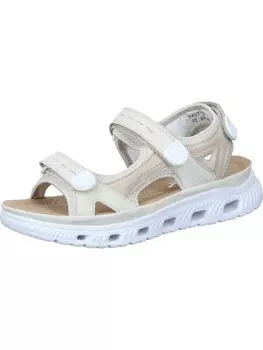 Сандалии на плоской подошве rieker, цвет crema/perle/perlcreme