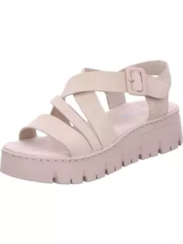 Сандалии на плоской подошве rieker, цвет perle