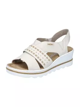 Сандалии на плоской подошве rieker Keilsandaletten, бежевый