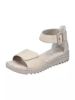 Сандалии на плоской подошве rieker Keilsandaletten, бежевый