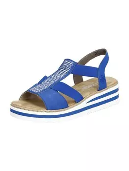 Сандалии на плоской подошве rieker Keilsandaletten, синий