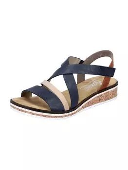 Сандалии на плоской подошве rieker Keilsandaletten, синий