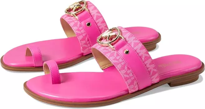 Сандалии на плоской подошве Rory Flat Thong MICHAEL Michael Kors, цвет Cerise