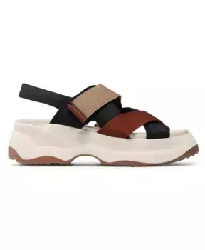 Сандалии на плоской подошве ржавого цвета Vagabond Shoemakers, мультиколор