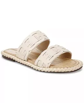 Сандалии на плоской подошве с двумя ремешками Tatum Sam Edelman, белый