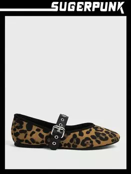 Сандалии на плоской подошве с леопардовым принтом Для женщин, легкие и универсальные, подходят для активного отдыха Sugerpunk, мультиколор