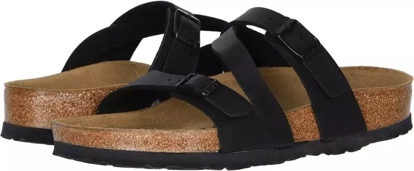 Сандалии на плоской подошве Salina Birkenstock, цвет Black Birko-Flor