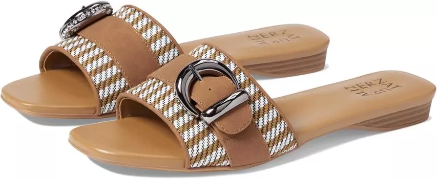 Сандалии на плоской подошве Santiago Naturalizer, цвет Toffee Nubuck Brown Synthetic