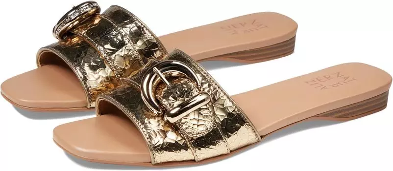 Сандалии на плоской подошве Santiago Naturalizer, цвет Light Bronze Leather
