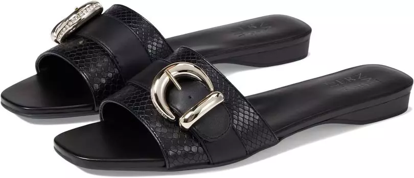 Сандалии на плоской подошве Santiago Naturalizer, цвет Black Smooth Synthetic