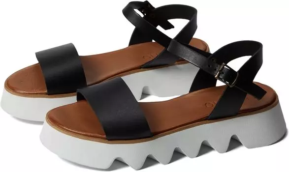 Сандалии на плоской подошве Sasha Bueno, черный