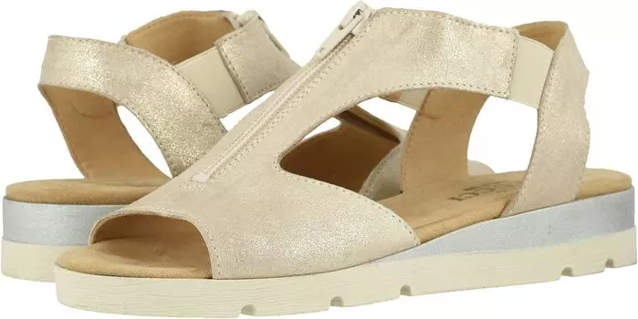 Сандалии на плоской подошве Seldred Sesto Meucci, цвет Platino Metallic Dave