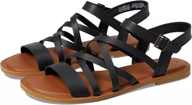 Сандалии на плоской подошве Sephina TOMS, черный