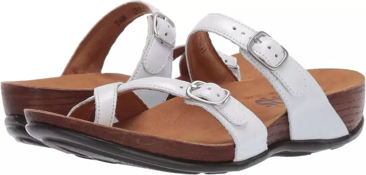 Сандалии на плоской подошве Shelly SAS, жемчужно-белый