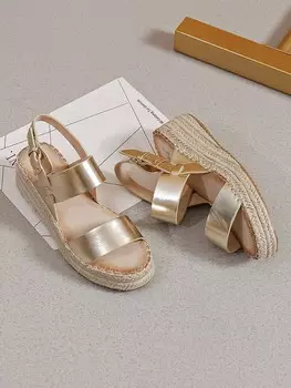 Сандалии на плоской подошве Sixth Sens Keilsandaletten, золотой