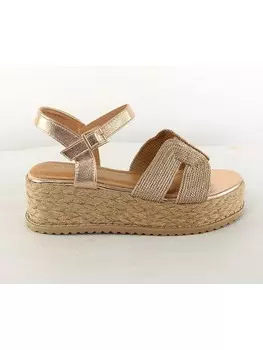 Сандалии на плоской подошве Sixth Sens Keilsandaletten, золотой