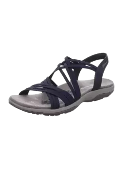 Сандалии на плоской подошве Skechers Sandaletten Tiefenfubett Sunnyside, синий