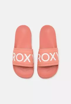 Сандалии на плоской подошве SLIPPY Roxy, красный металлик